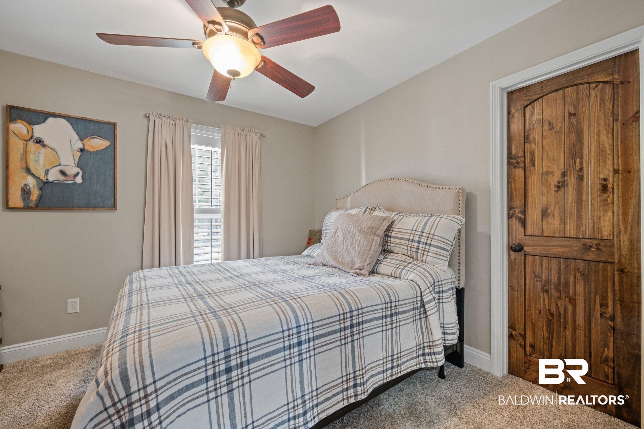 38211-d) V R Byrd Road Bay Minette, AL 36507 - Photo 22 of 58 Bedroom with carpet and ceiling fan