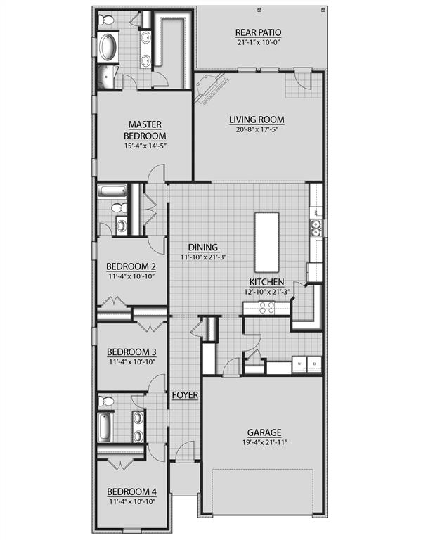 3008 Basin Way Lake Charles, LA 70607 - Photo 23 of 23 FLOOR PLAN