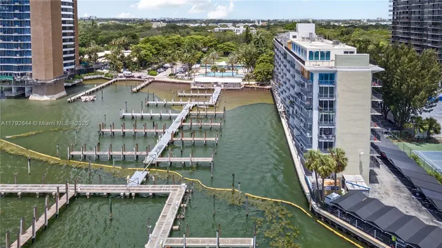 a view of a lake in front of the house