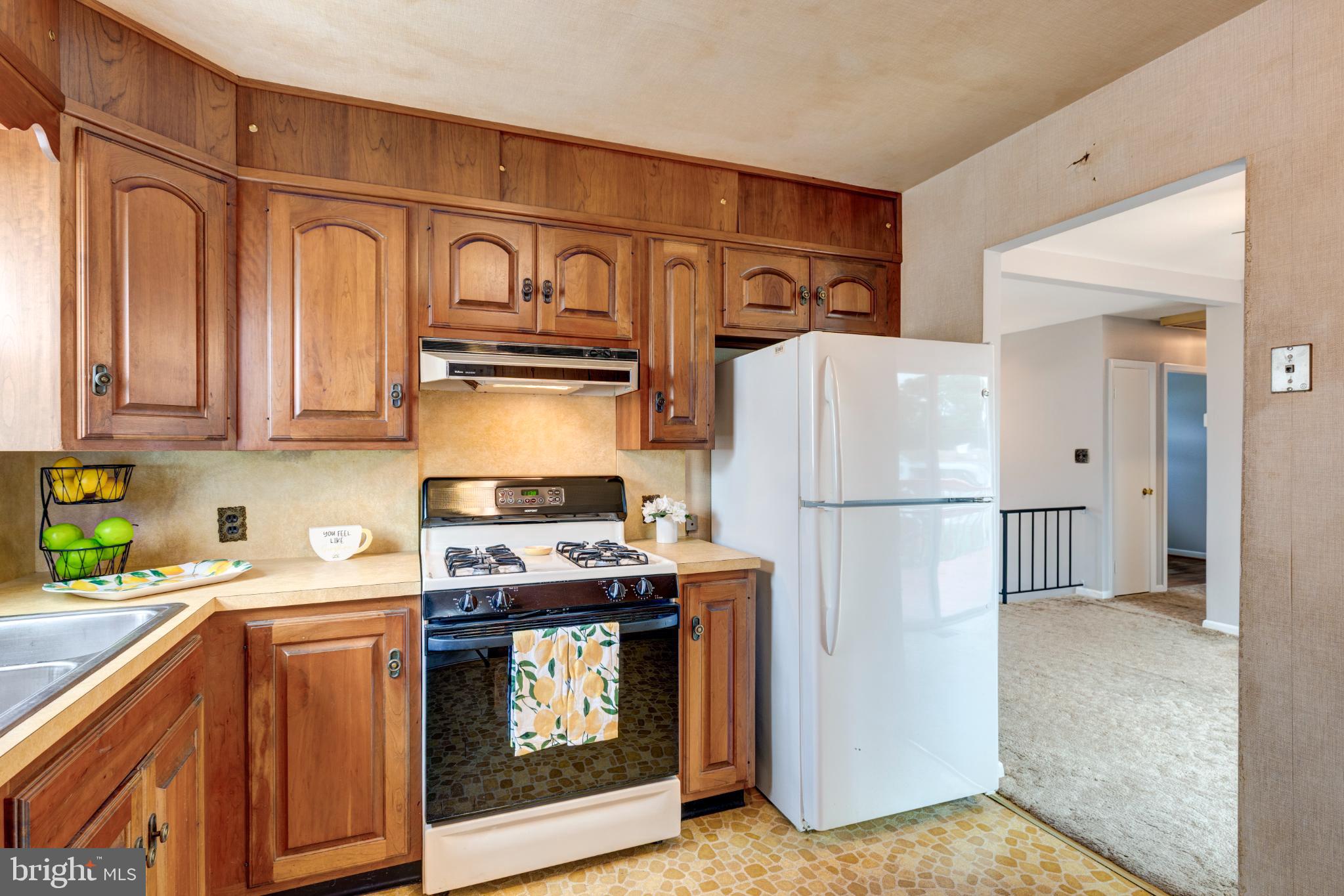 520 Crisfield Road Baltimore, MD 21220 - Photo 17 of 27 a kitchen with stainless steel appliances granite countertop a refrigerator and a stove top oven