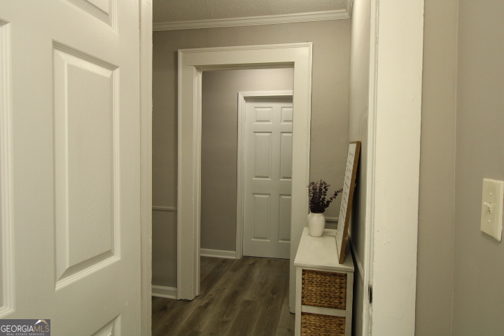1887 Green Valley Road Griffin, GA 30224 - Photo 16 of 34 a view of hallway with wooden floor