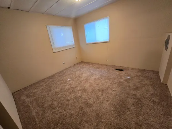 a view of an empty room