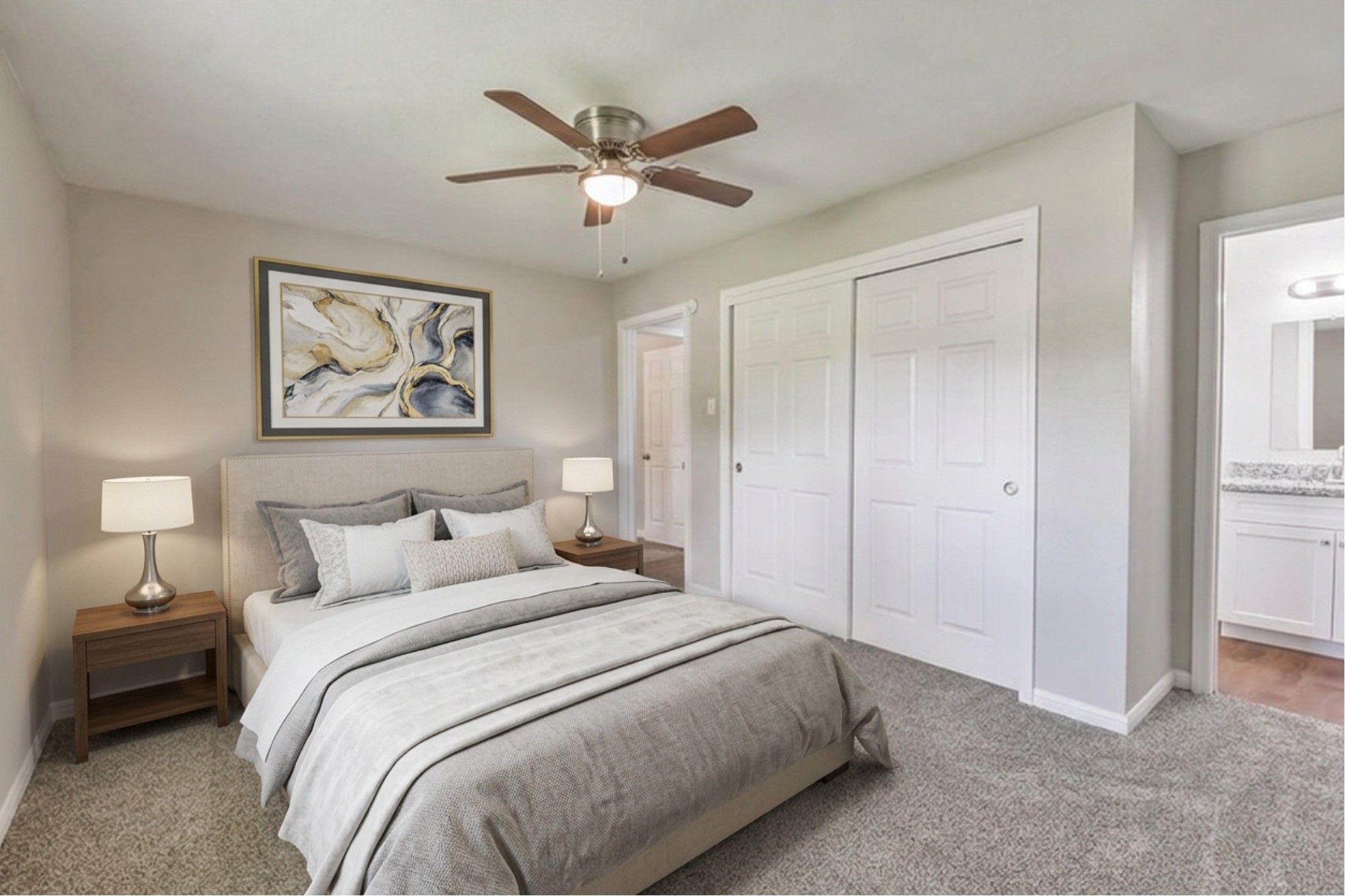 23102 Wintergate Drive Spring, TX 77373 - Photo 7 of 19 Virtually staged Primary Bedroom