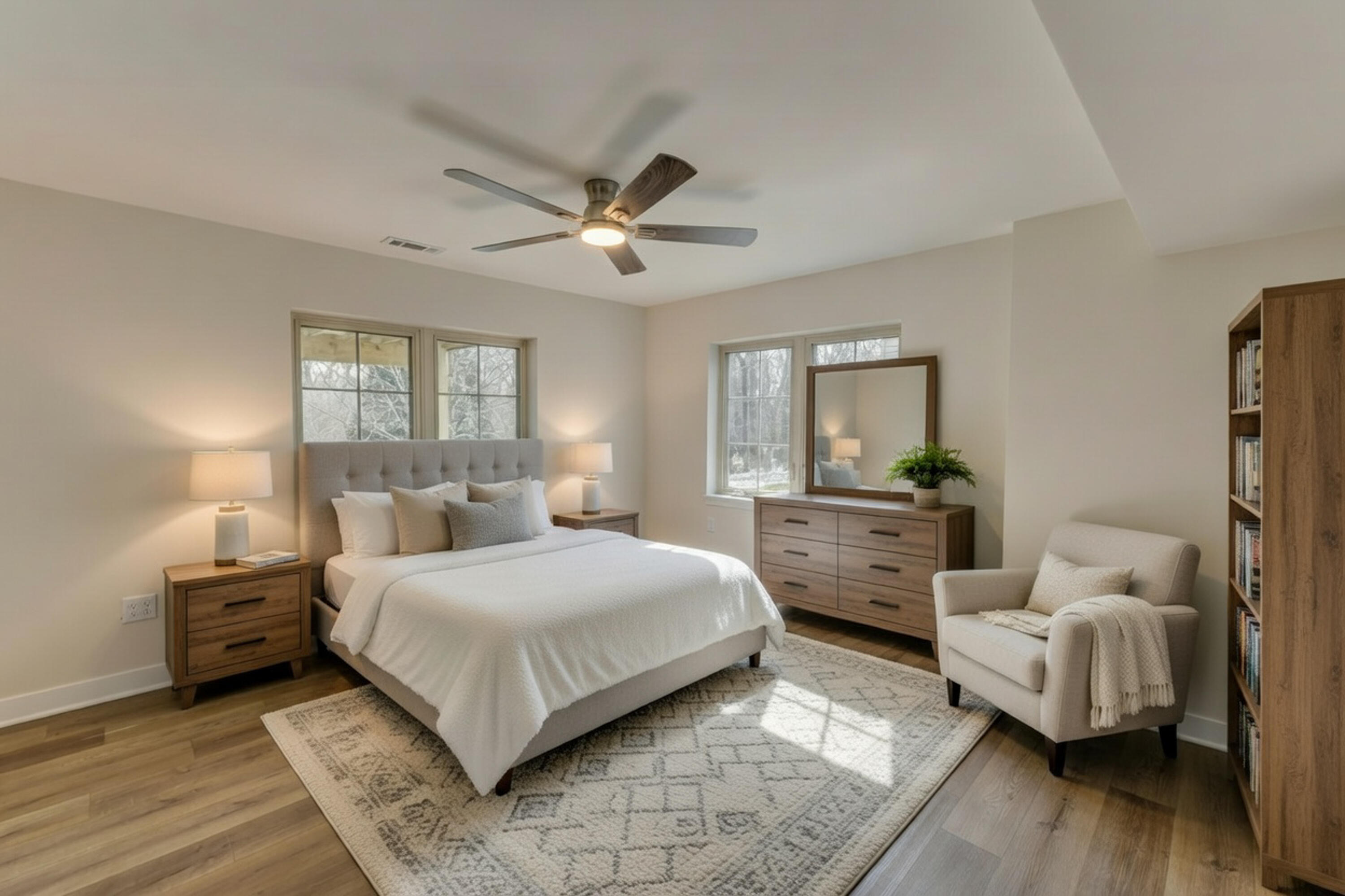 9575 Calumet Street Dyer, IN 46311 - Photo 49 of 53 a bedroom with a bed and a couch