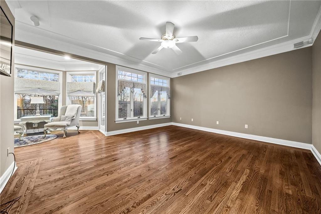 1351 Lindsey Road New Castle, PA 16105 - Photo 11 of 49 a view of an empty room with wooden floor and a window