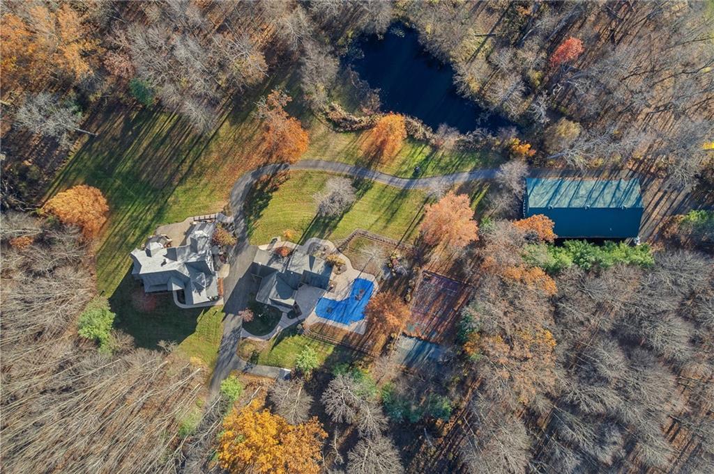 1351 Lindsey Road New Castle, PA 16105 - Photo 48 of 49 a aerial view of a house with a yard and garden
