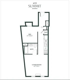 a picture of a park with a bench