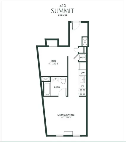 a picture of a park with a bench