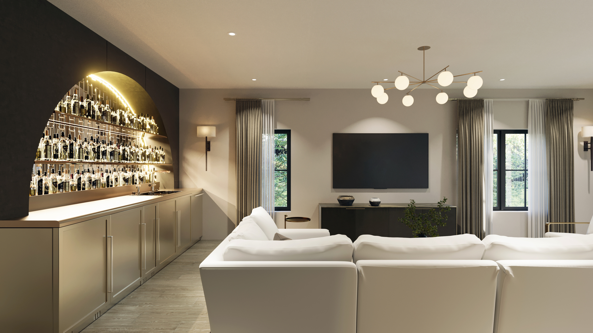 103 South Webster Street Naperville, IL 60540 - Photo 15 of 44 a living room with furniture and a flat screen tv