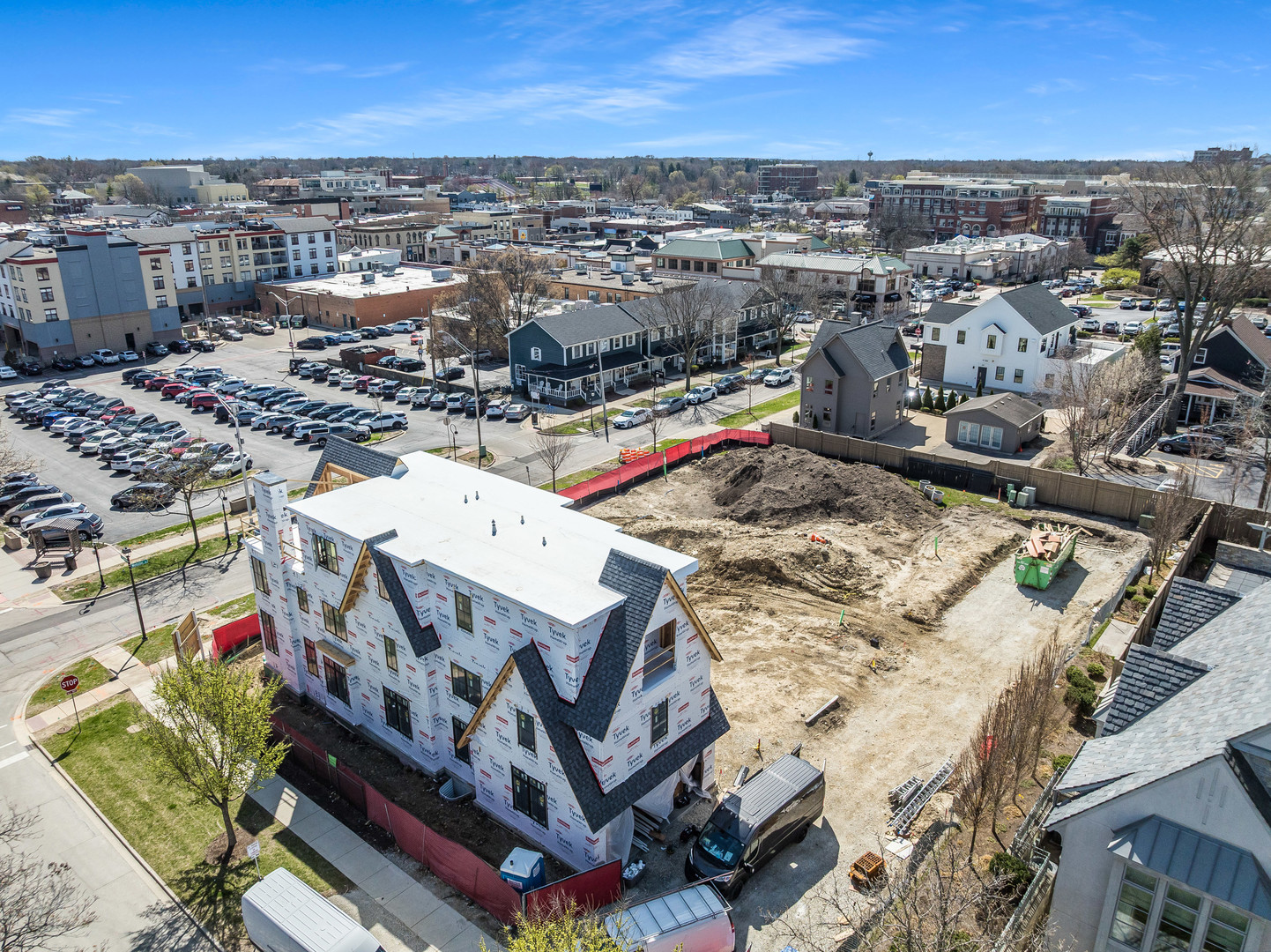 103 South Webster Street Naperville, IL 60540 - Photo 40 of 44 an aerial view of a building with outdoor space