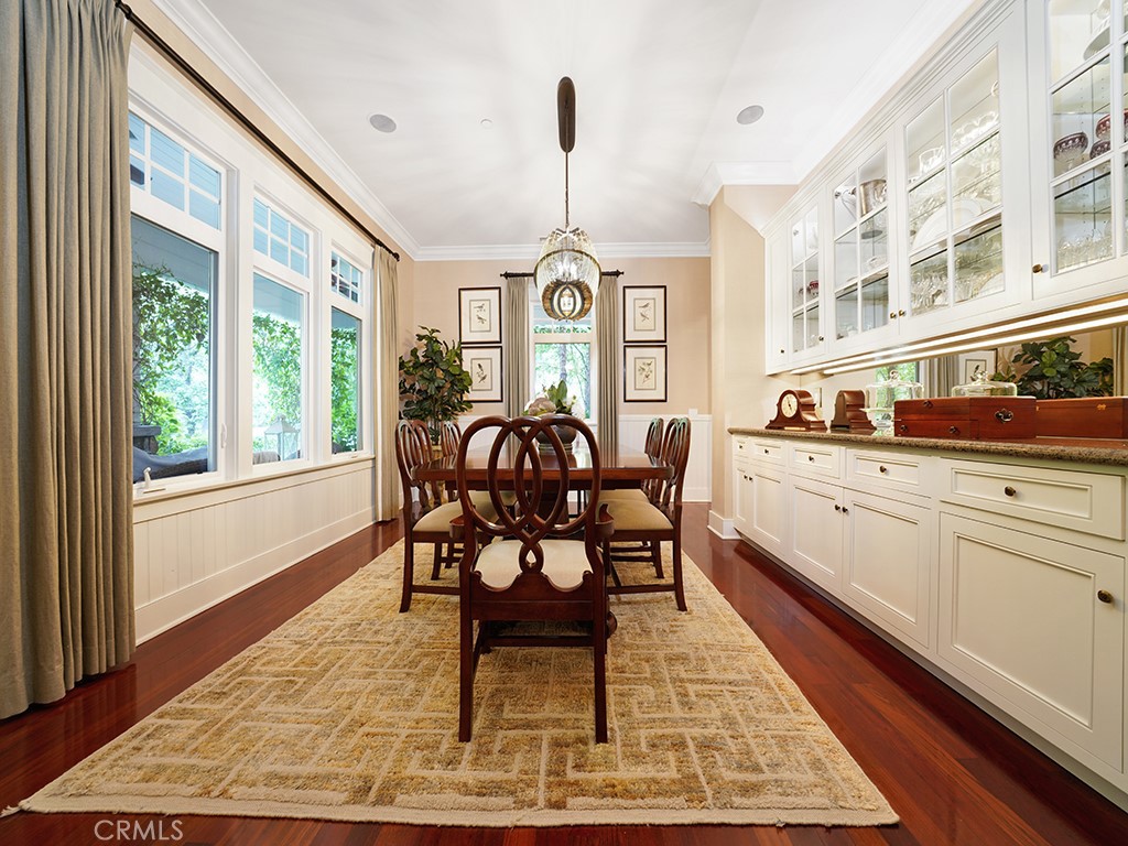 28291 Williams Canyon Road Silverado, CA 92676 - Photo 11 of 74 a view of a dining room with furniture window and wooden floor