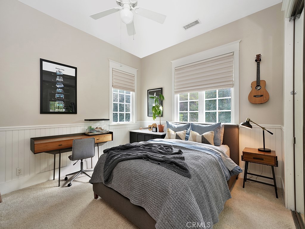 28291 Williams Canyon Road Silverado, CA 92676 - Photo 42 of 74 a bed room with a bed and a chair