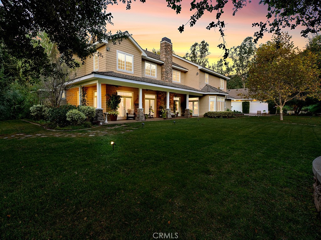 28291 Williams Canyon Road Silverado, CA 92676 - Photo 72 of 74 a front view of a house with a garden