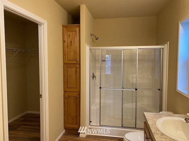 156 Nelson Road Winlock, WA 98596 - Photo 10 of 19 a bathroom with a shower