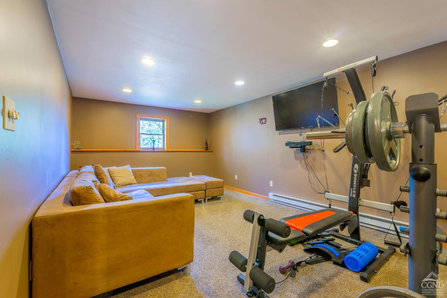 1831 Sleepy Hollow Road, Unit VV50 Athens, NY 12015 - Photo 38 of 42 a living room with a couch and gym equipment