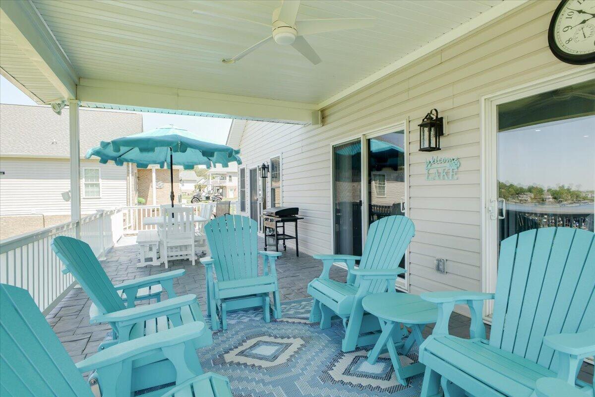 225 Lands End Circle Union Hall, VA 24176 - Photo 21 of 77 a view of balcony with furniture and outdoor view