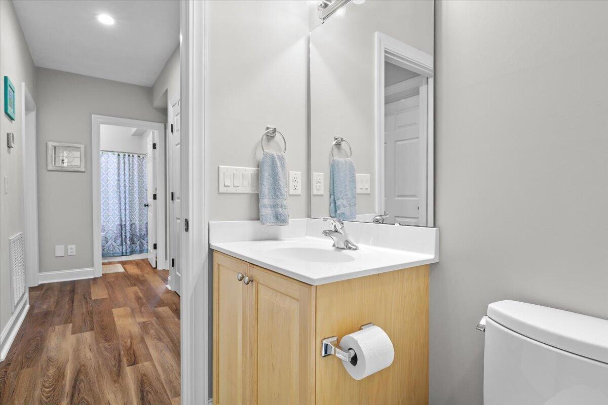 225 Lands End Circle Union Hall, VA 24176 - Photo 45 of 77 a bathroom with a sink a toilet and shower