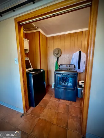 a view of storage and utility room