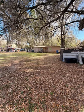 a view of outdoor space with seating space