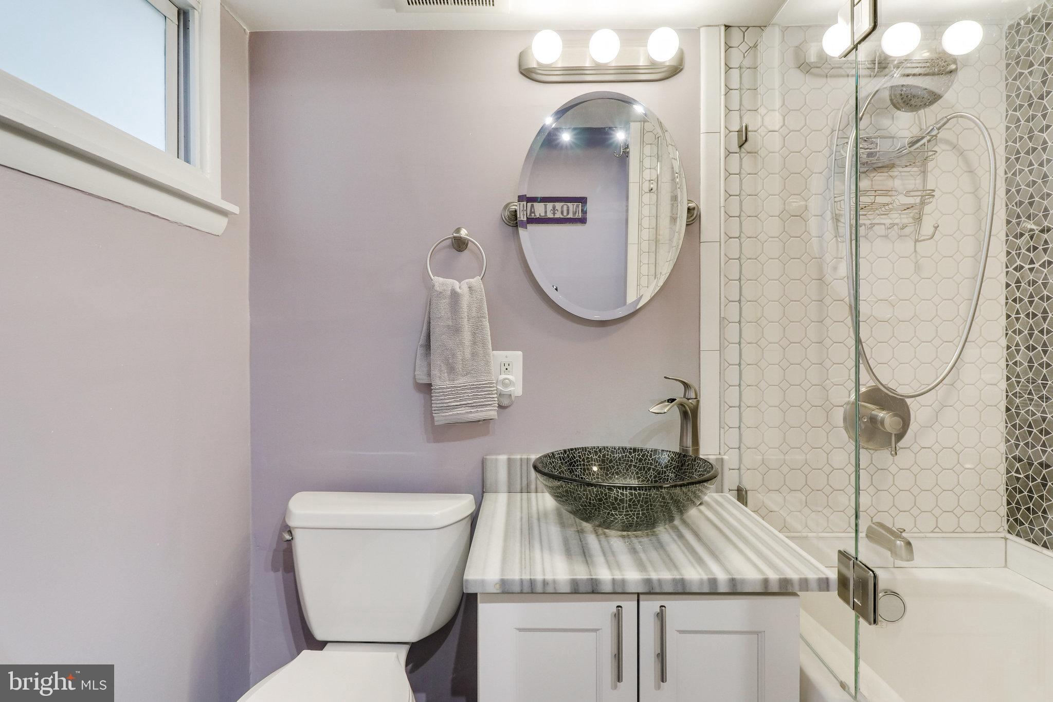 100 Battle Street Southeast Vienna, VA 22180 - Photo 36 of 88 Lower Level Full Bath w/ heated floors