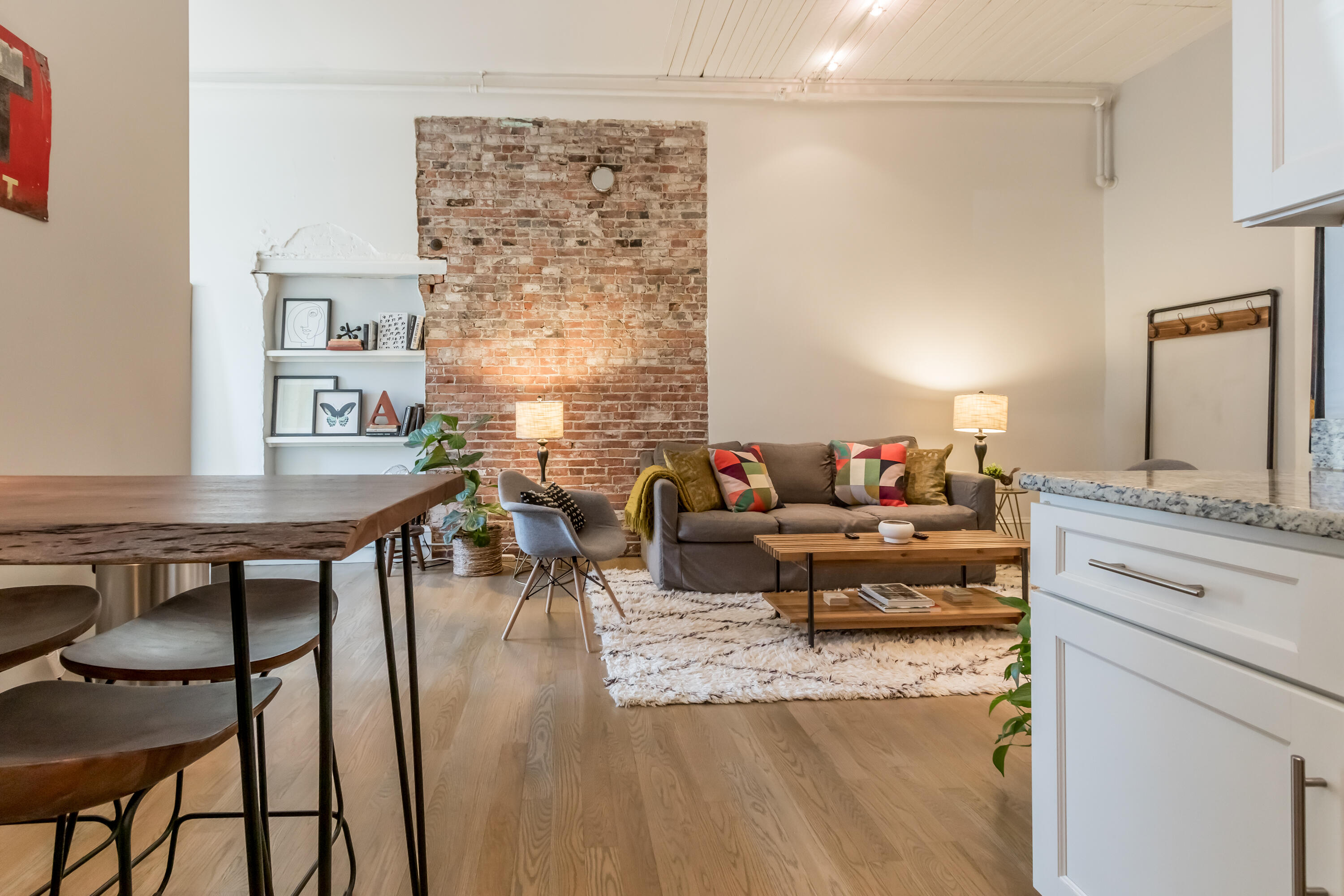 10 Exchange Street, Unit 307 Portland, ME 04101 - Photo 14 of 29 Kitchen looking into Living Room