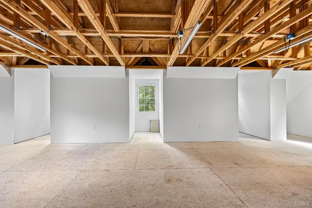 a view of an outdoor space and mountain view