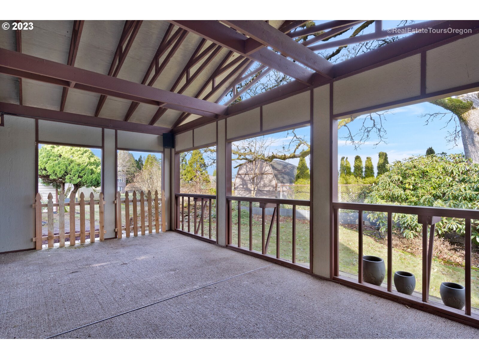 5161 Southeast Powell Valley Road Gresham, OR 97080 - Photo 23 of 32 a view of an empty room with a large window