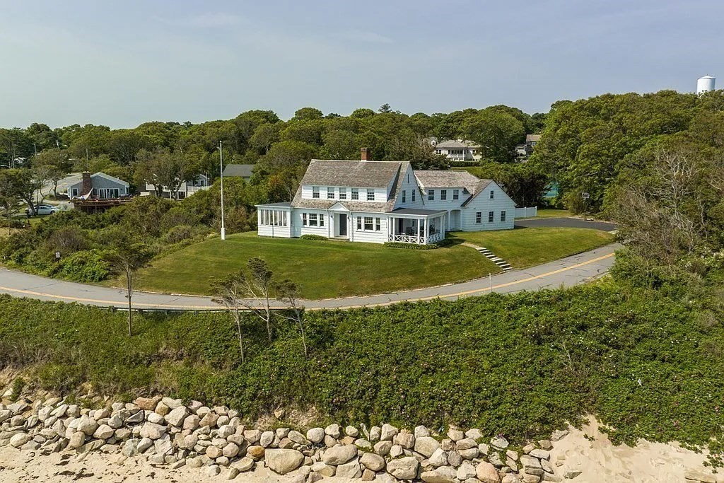 160 Clark Road Bourne, MA 02562 - Photo 2 of 42 an aerial view of residential houses with outdoor space and trees