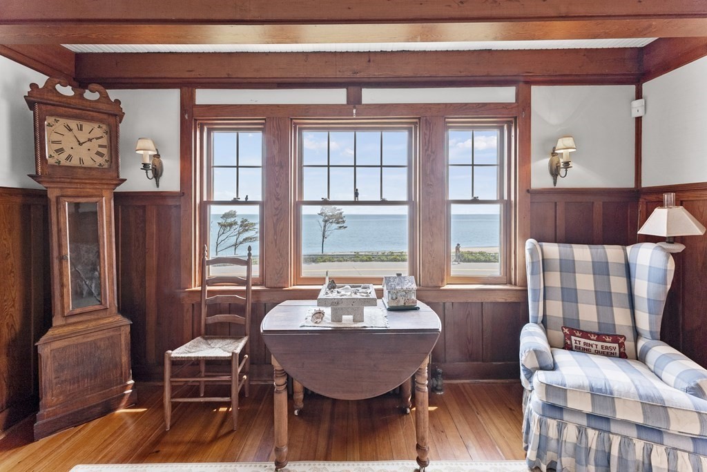 160 Clark Road Bourne, MA 02562 - Photo 24 of 42 a view of a dining room with furniture and wooden floor