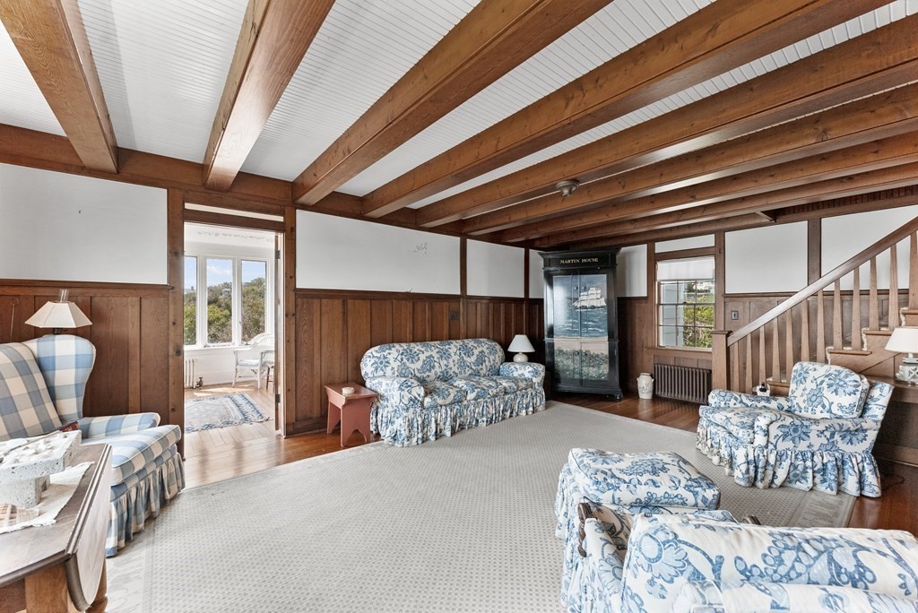 160 Clark Road Bourne, MA 02562 - Photo 25 of 42 a bedroom with furniture and a large window