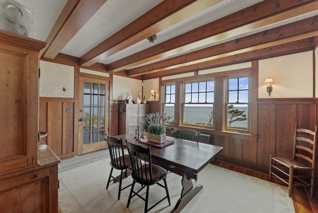 160 Clark Road Bourne, MA 02562 - Photo 26 of 42 a view of a dining room with furniture window and outside view