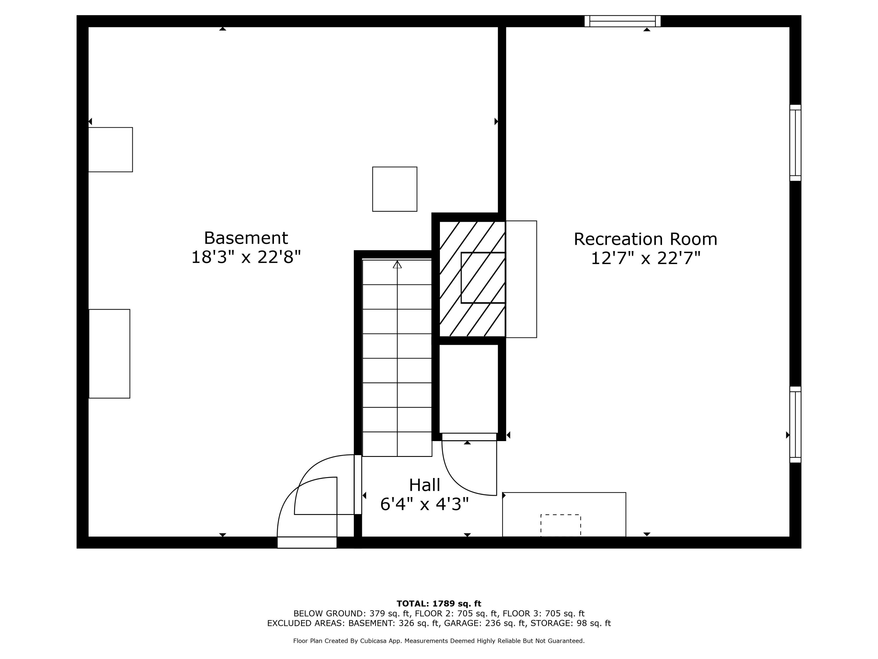 67 Leighton Road Falmouth, ME 04105 - Photo 43 of 44 Floor Plan Basement