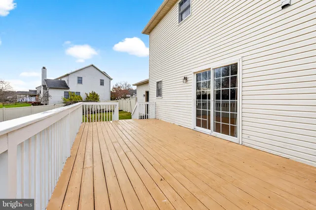a view of a house with a deck