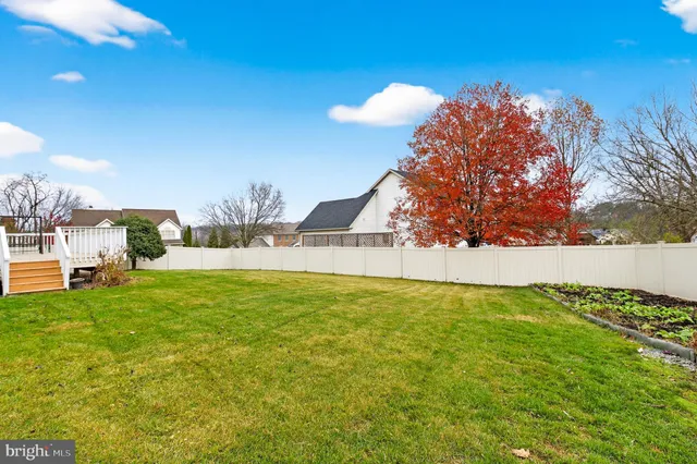 a view of a back yard