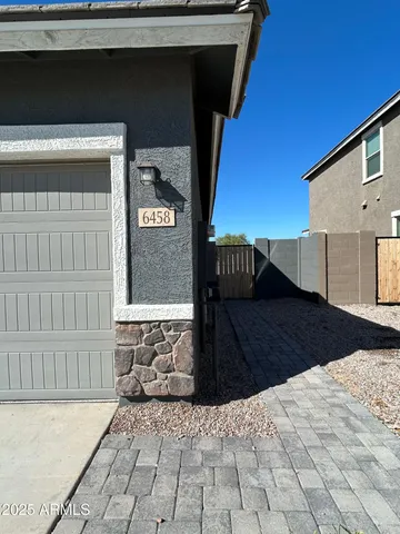 a view of a entryway door front of house