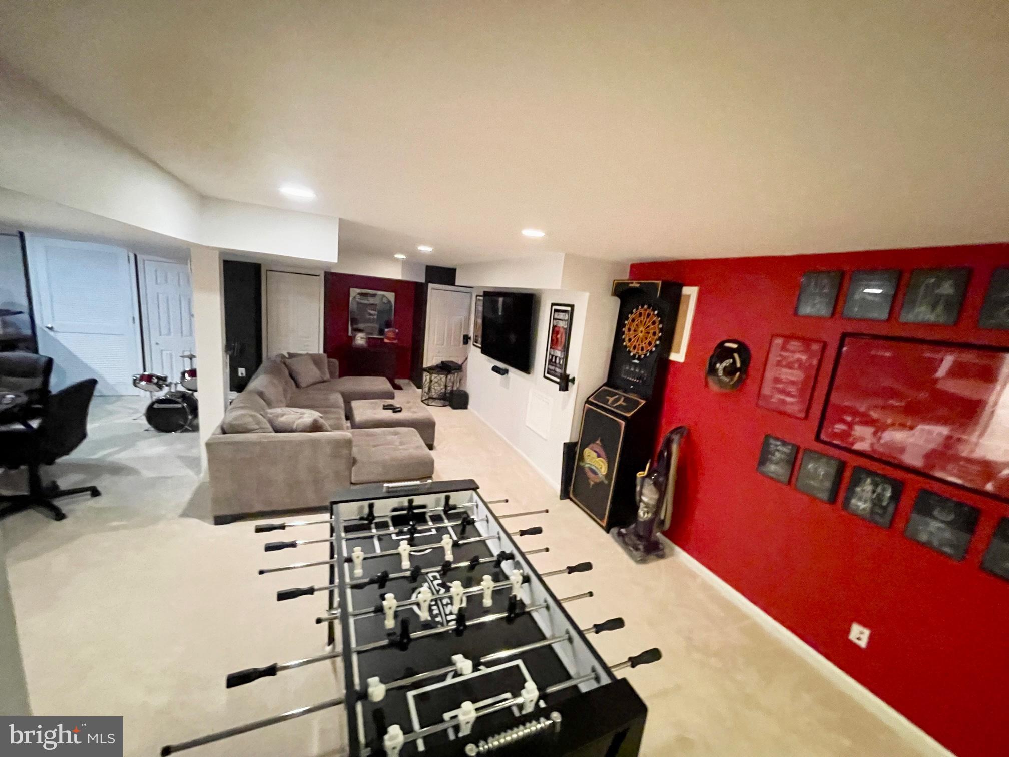 9509 Grover Road Gaithersburg, MD 20877 - Photo 48 of 70 Lower level Recreation Room