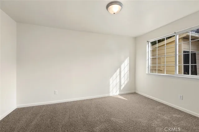 an empty room with a empty space