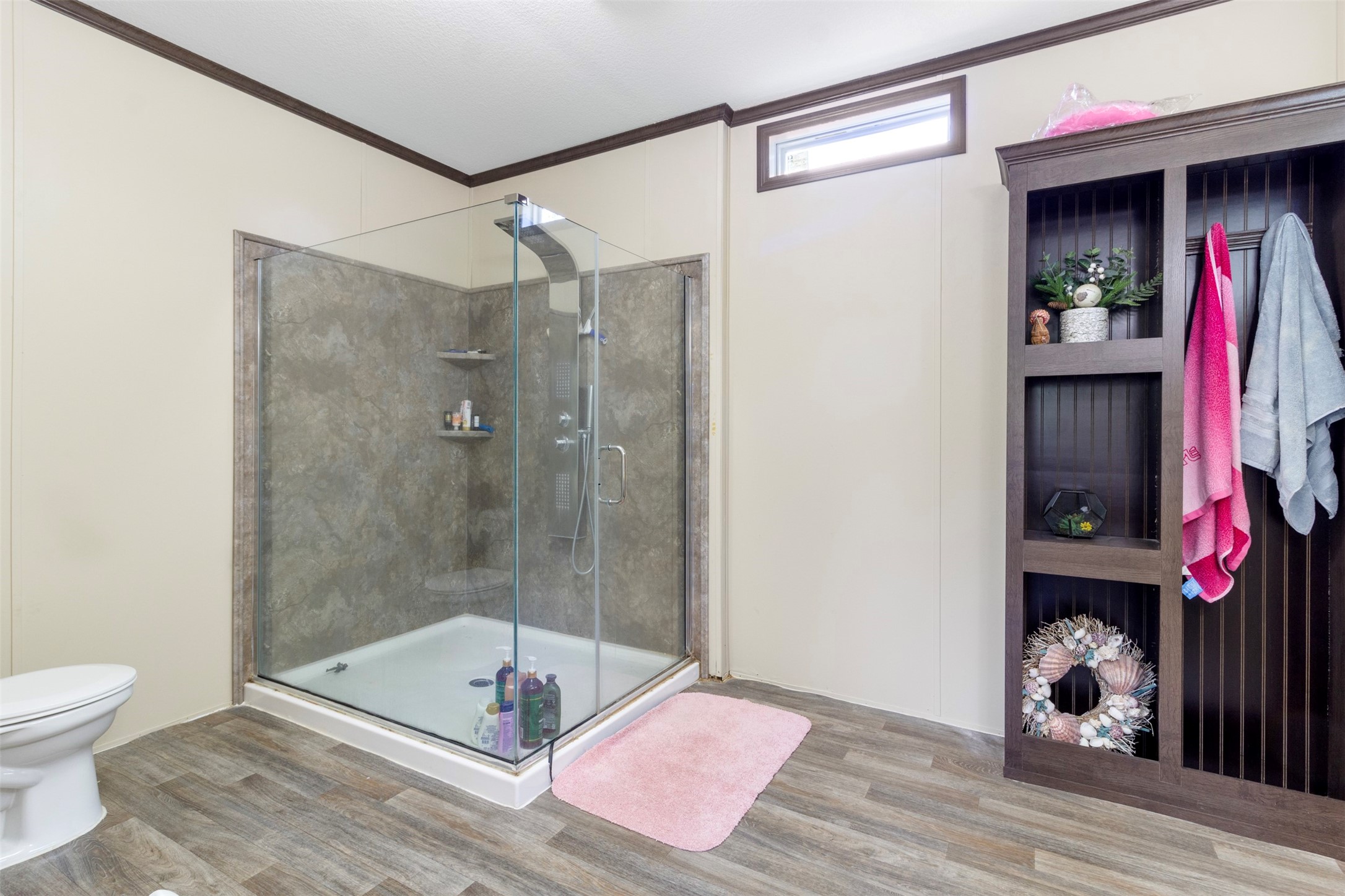 27182 East River Road Splendora, TX 77372 - Photo 13 of 40 a bathroom with a shower and a toilet
