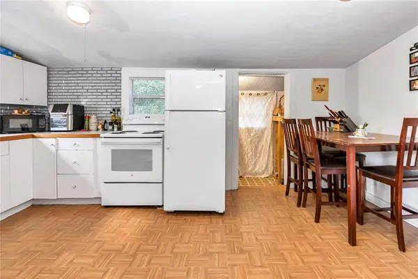 a room with a washer and dryer