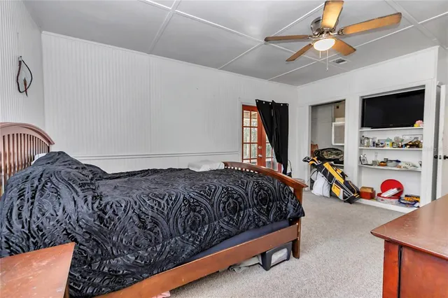 a front view of house and yard with seating space