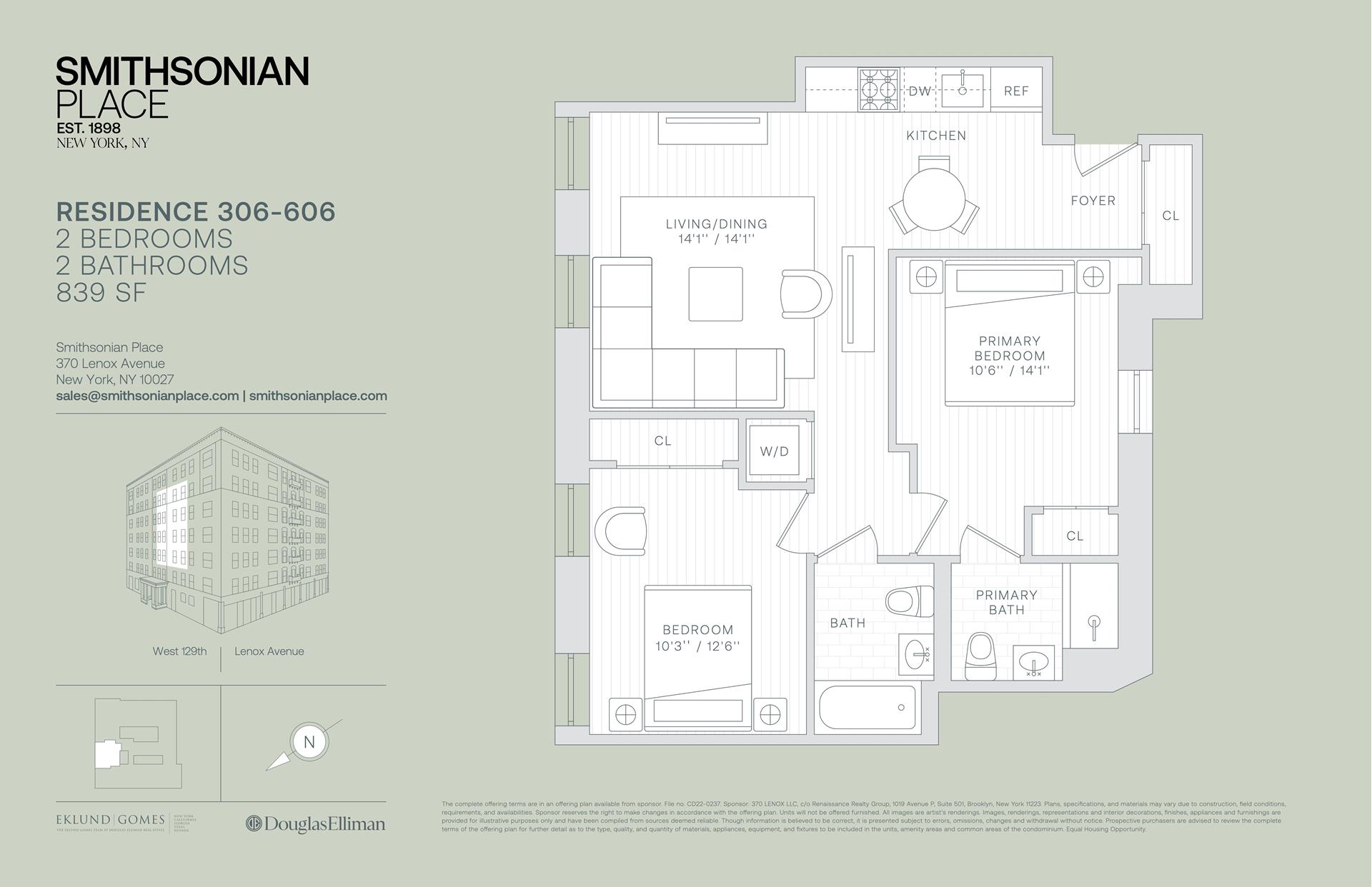 370 Lenox Avenue, Unit 406 Manhattan, NY 10027 - Photo 15 of 16 a picture of a bathroom with a window