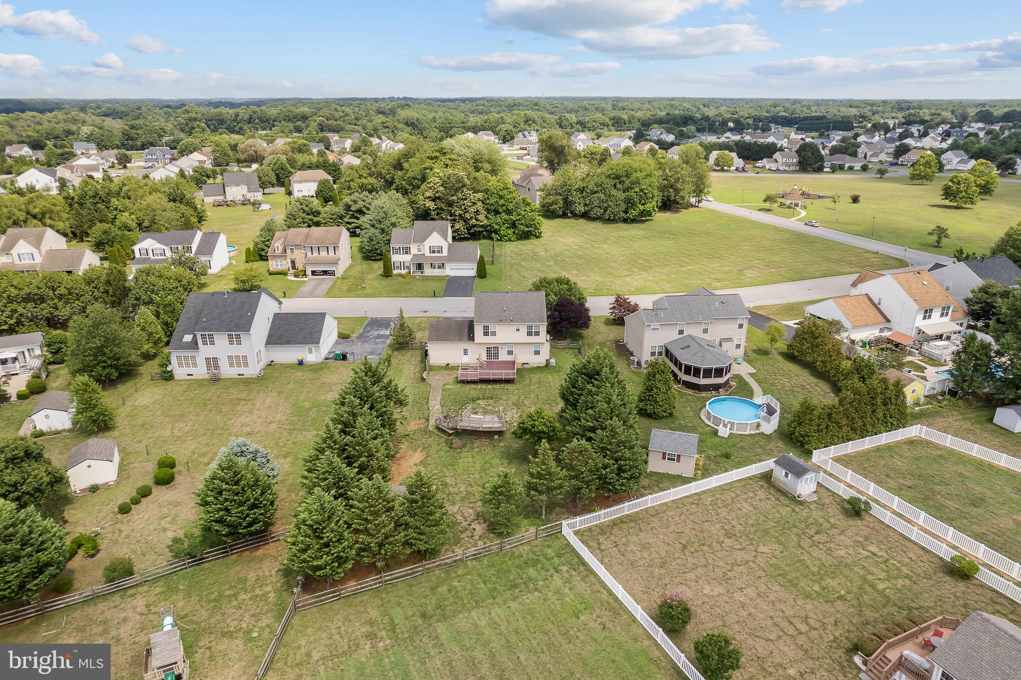 451 Carrington Drive Dover, DE 19904 - Photo 39 of 44 an aerial view of residential houses with outdoor space