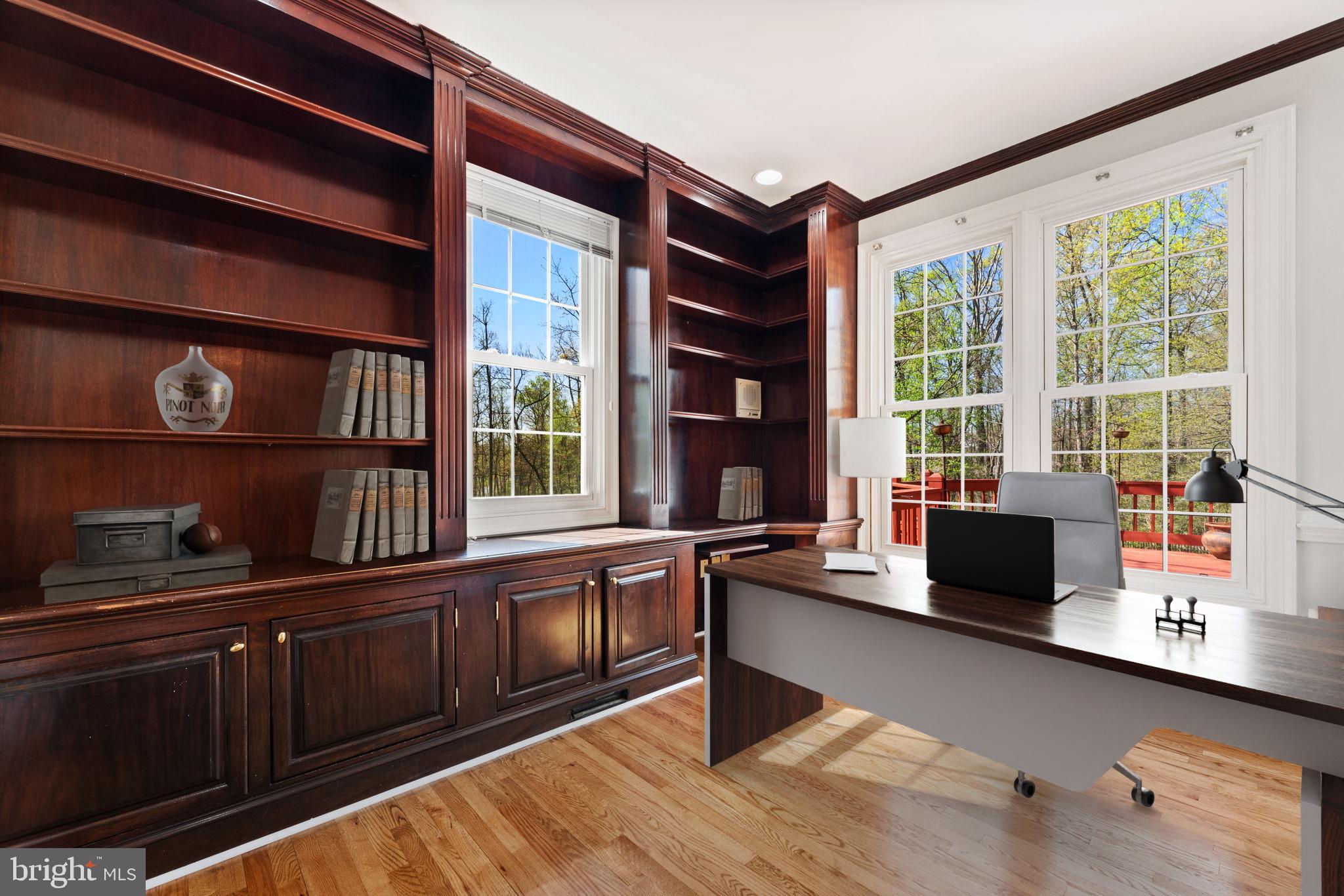 12501 Bunche Road Fairfax, VA 22030 - Photo 12 of 91 Main Level - Office - virtually staged