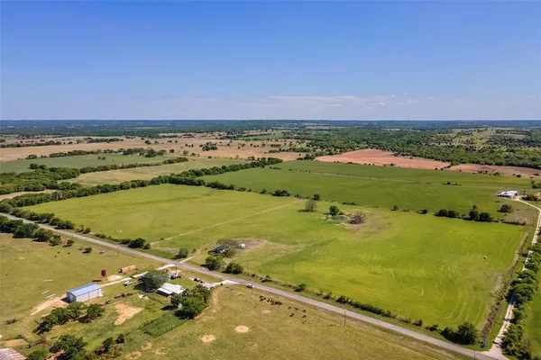 an aerial view of a ocean
