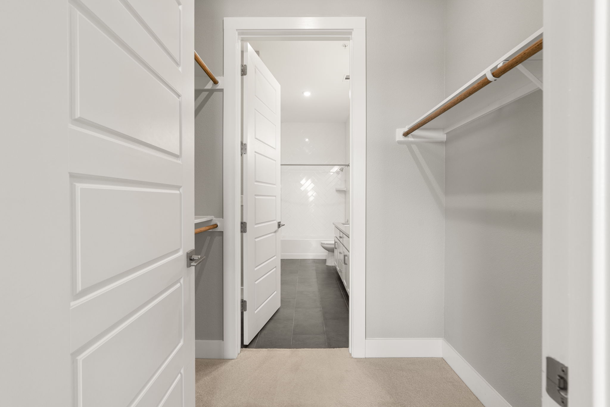 4501 Jackson Avenue, Unit 5205 Austin, TX 78731 - Photo 14 of 40 Walk in closet with dark colored carpet