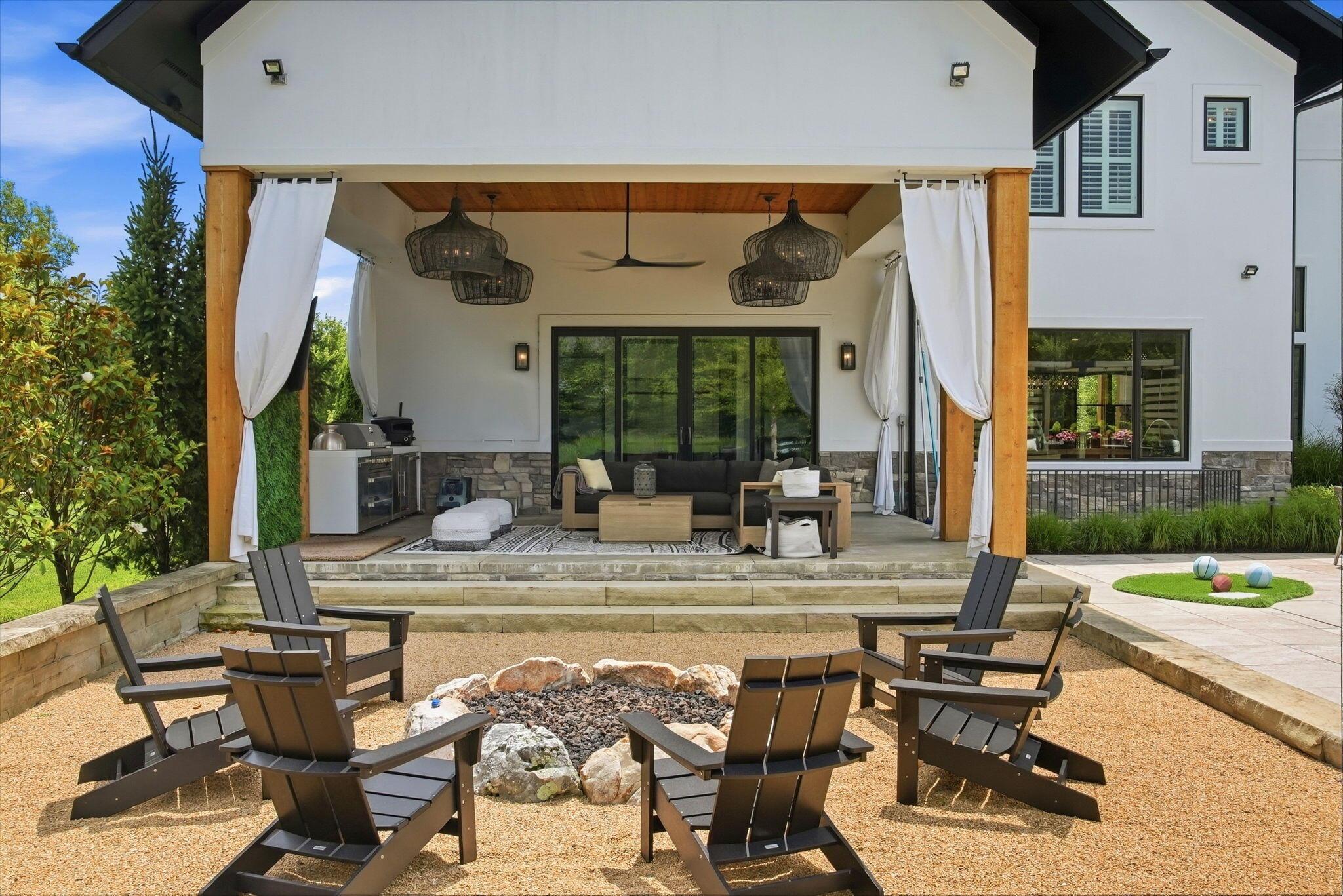 10122 Concord Road Dublin, OH 43017 - Photo 105 of 119 Firepit View of Covered Veranda