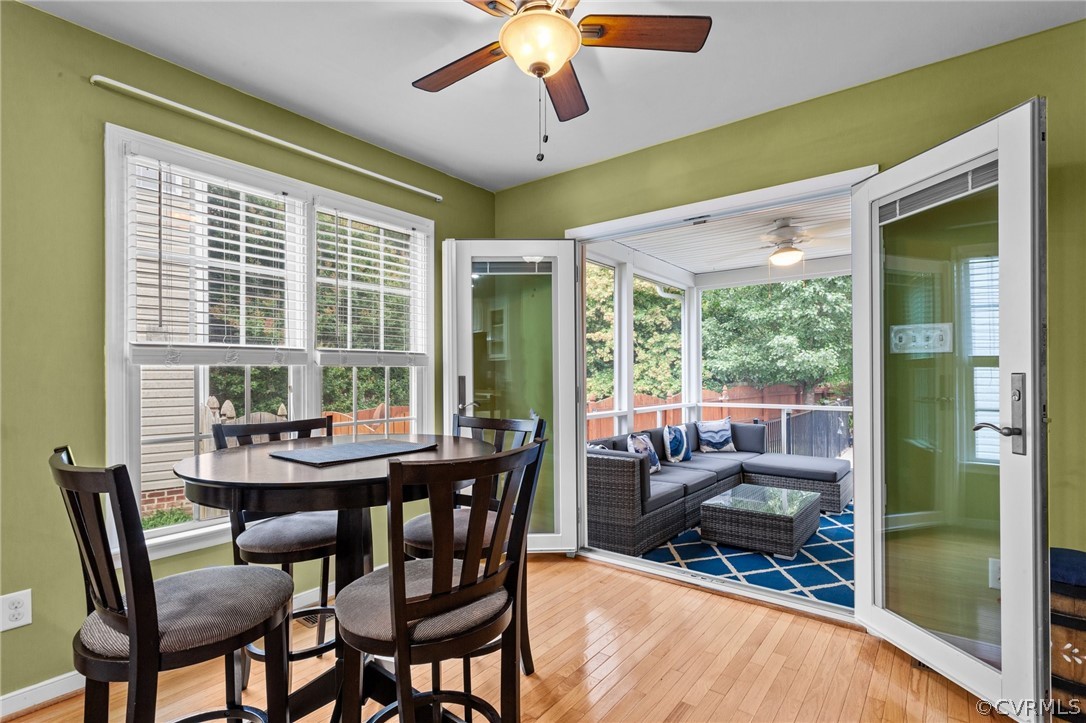 9437 Dunroming Road Chesterfield, VA 23832 - Photo 21 of 40 a view of a dining room with furniture window and outside view