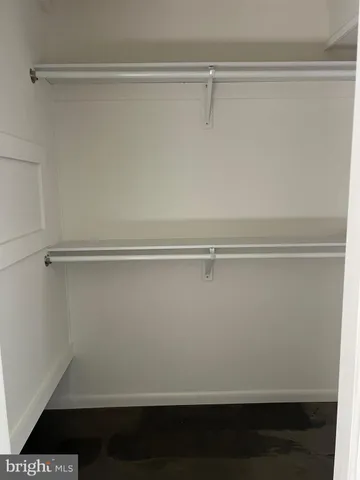 a close view of closet