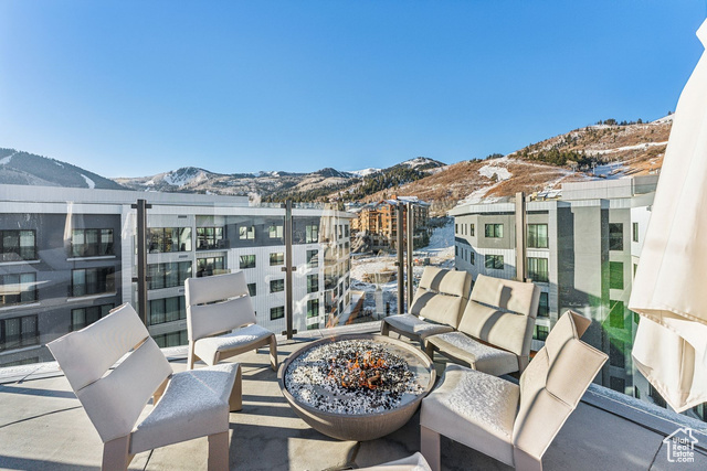 2417 West High Mountain Road, Unit 2202 Park City, UT 84098 - Photo 27 of 28 Balcony featuring a mountain view