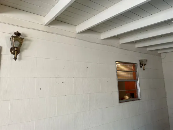 a view of a closet area